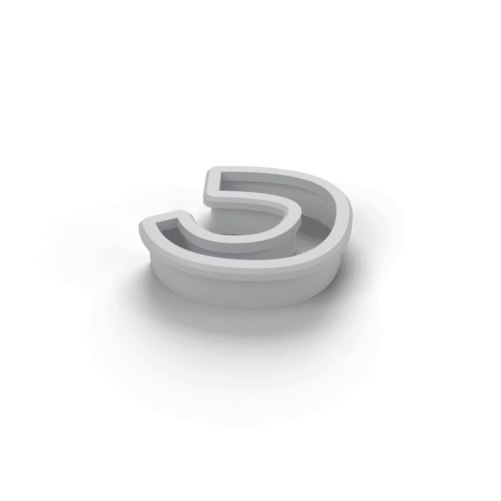 Replacement Letter C Cookie Cutter view 2