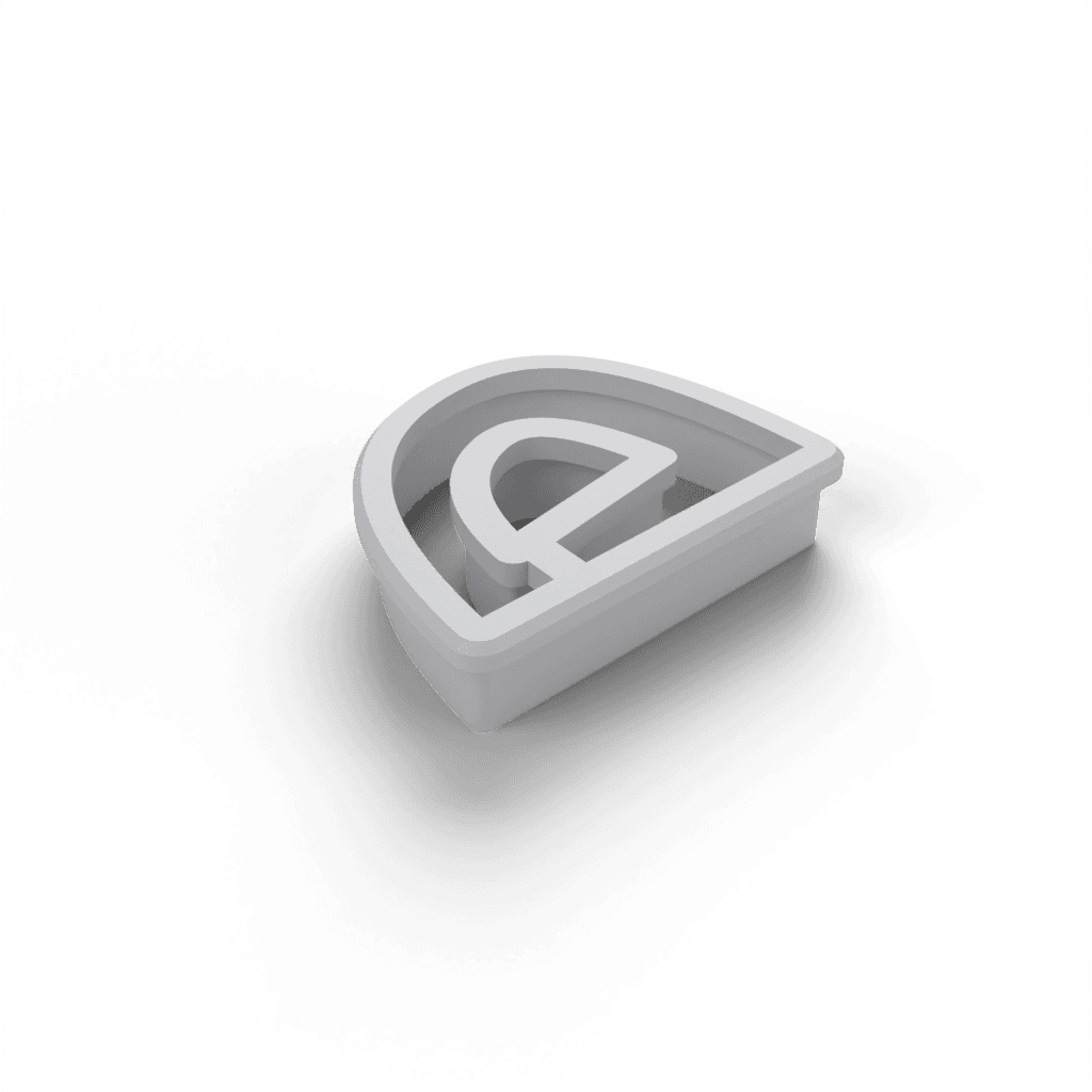 Replacement Letter D Cookie Cutter view 2