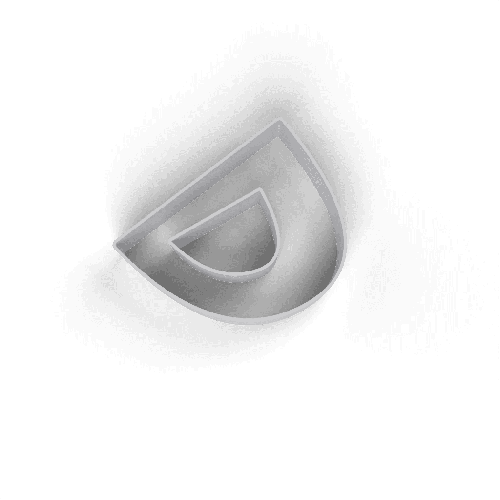 Replacement Letter D Cookie Cutter view 4