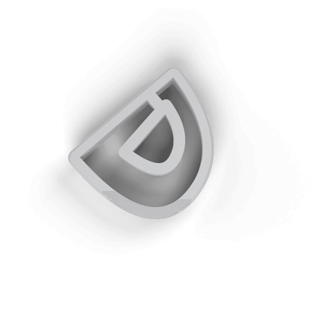 Replacement Letter D Cookie Cutter view 3