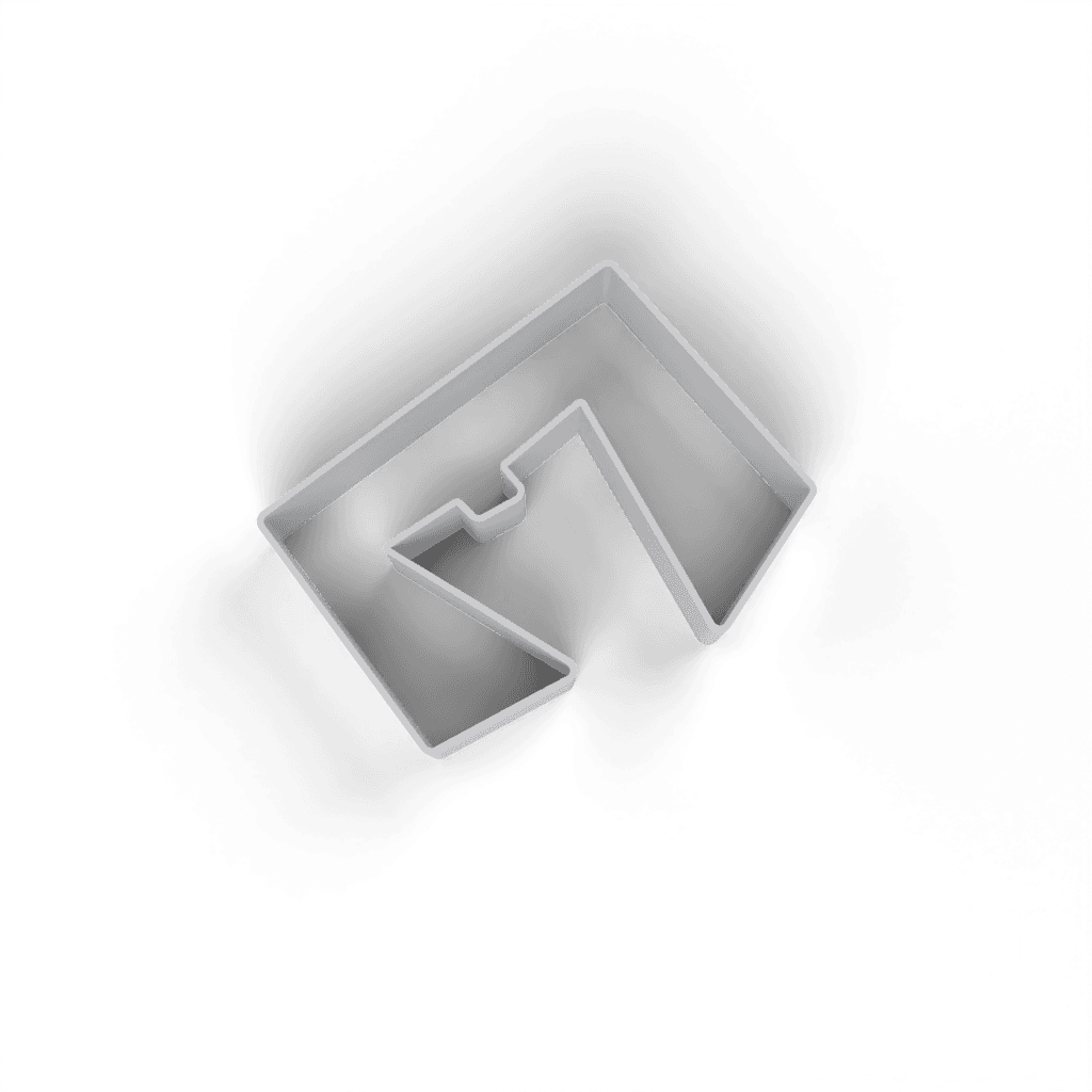 Replacement Letter E Cookie Cutter view 4