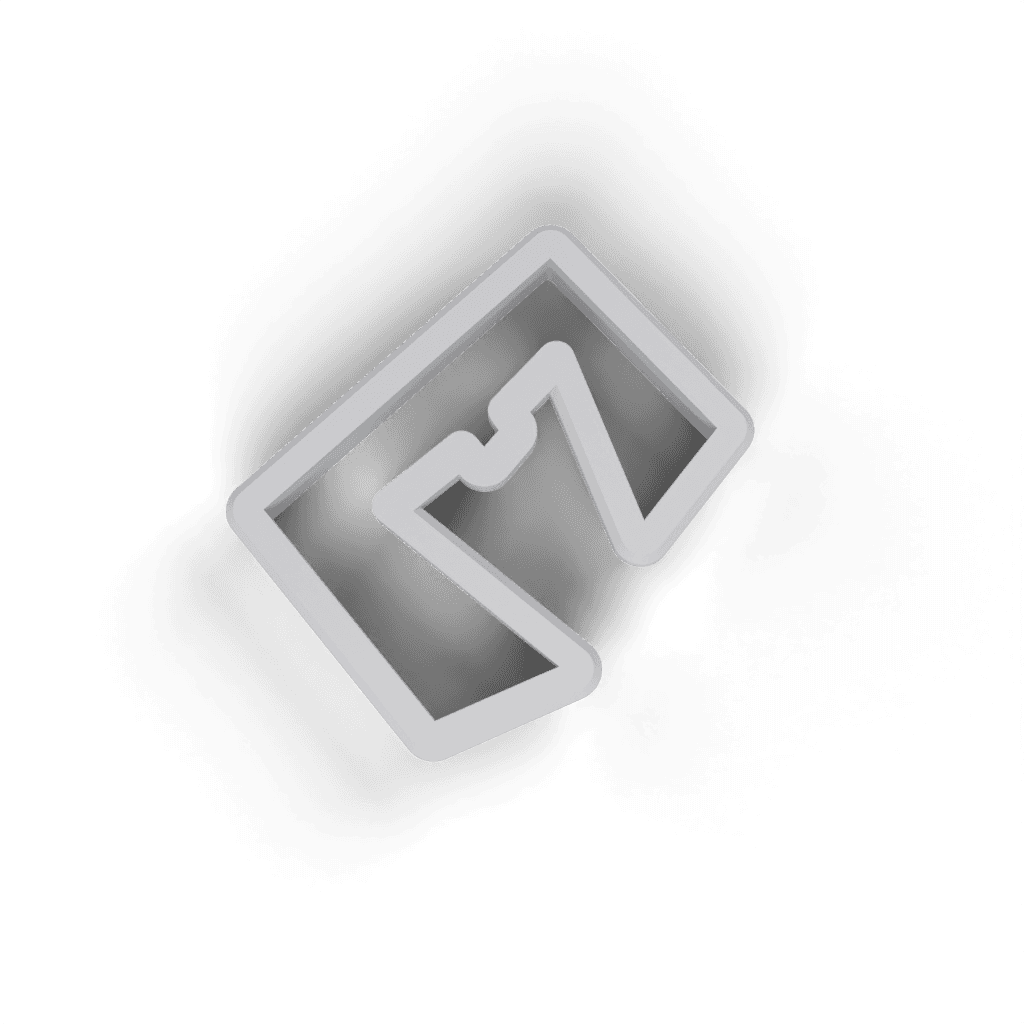Replacement Letter E Cookie Cutter view 3