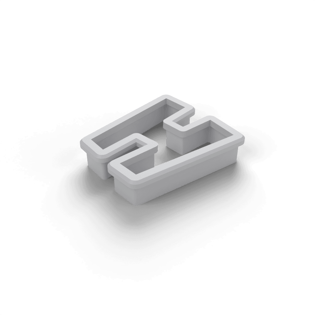 Replacement Letter H Cookie Cutter view 2