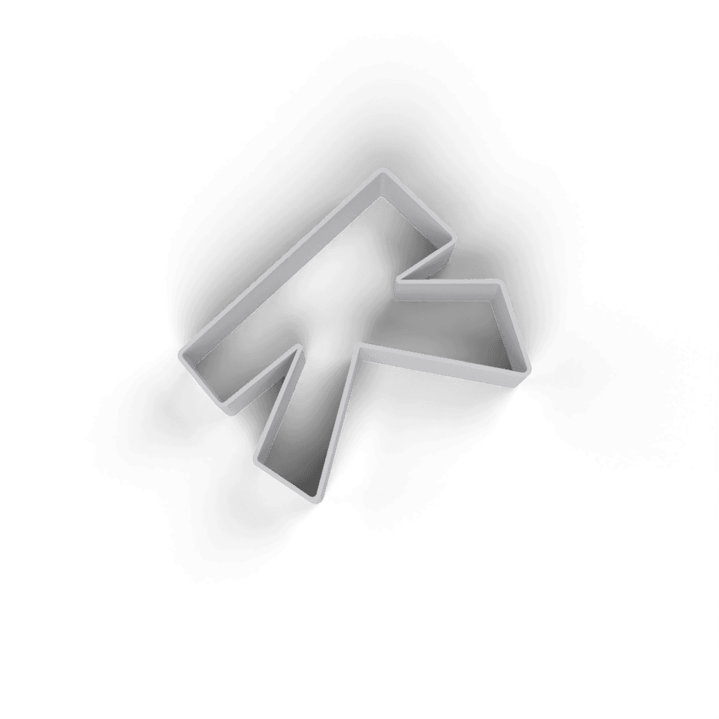 Replacement Letter K Cookie Cutter view 4