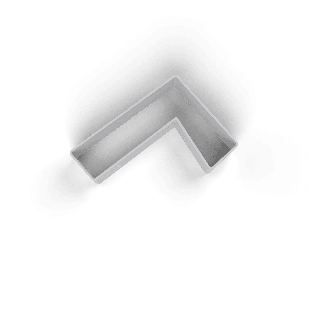 Replacement Letter L Cookie Cutter view 4