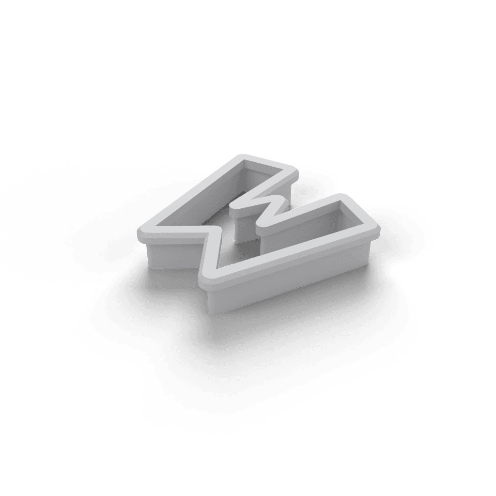 Replacement Letter M Cookie Cutter view 2