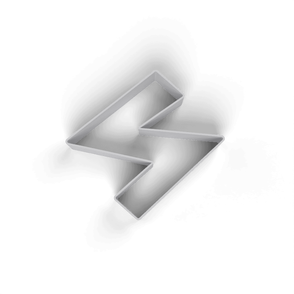 Replacement Letter N Cookie Cutter view 4