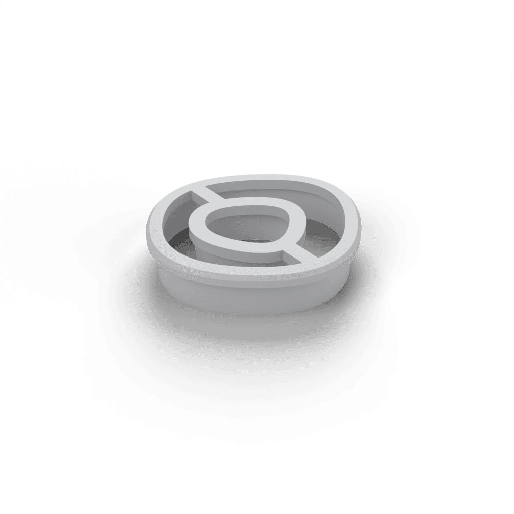 Replacement Letter O Cookie Cutter view 2