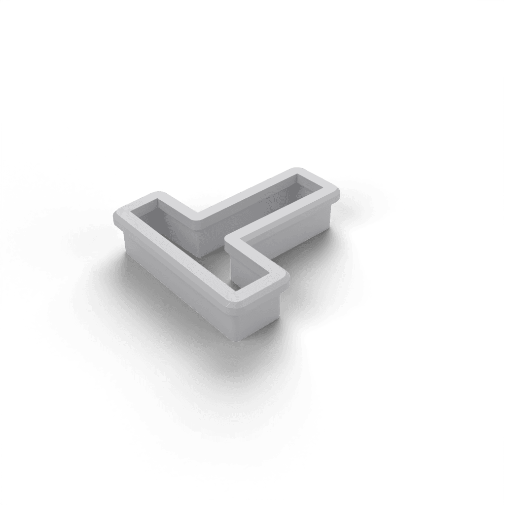 Replacement Letter T Cookie Cutter view 2