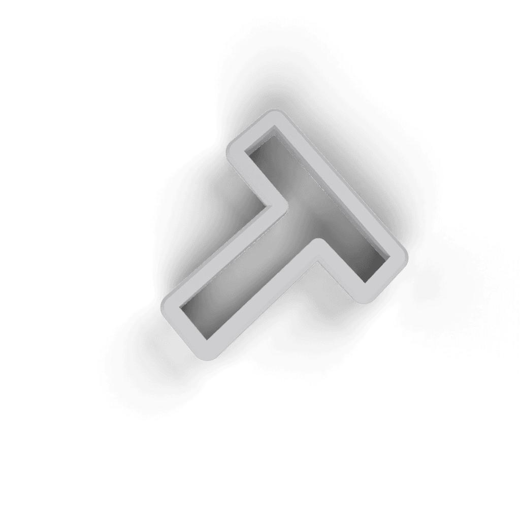 Replacement Letter T Cookie Cutter view 3