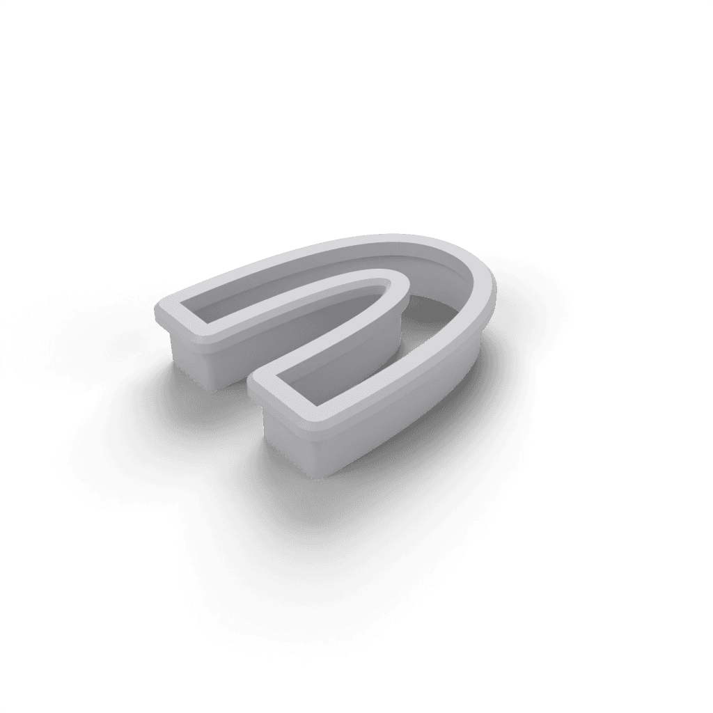 Replacement Letter U Cookie Cutter view 2
