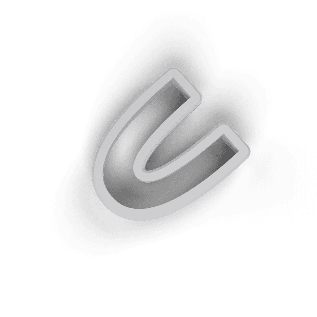 Replacement Letter U Cookie Cutter view 3