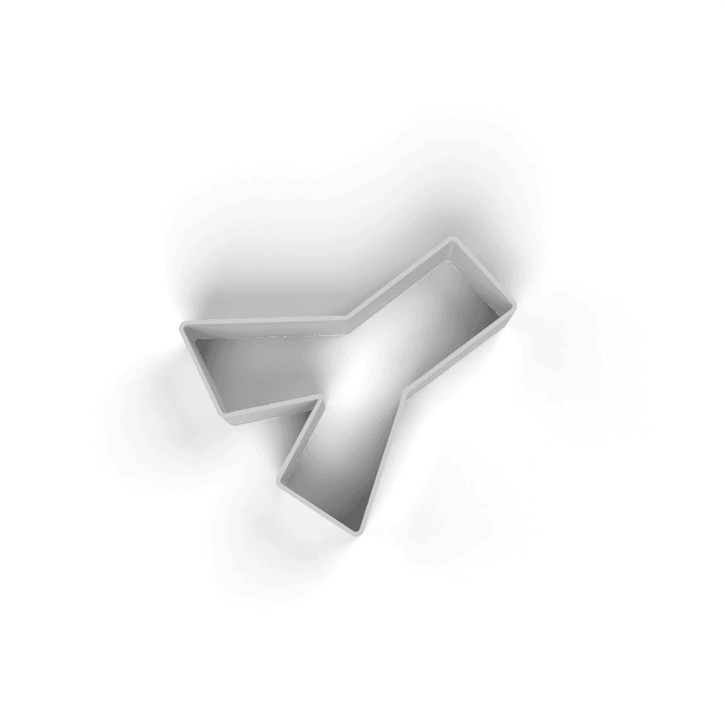 Replacement Letter Y Cookie Cutter view 4