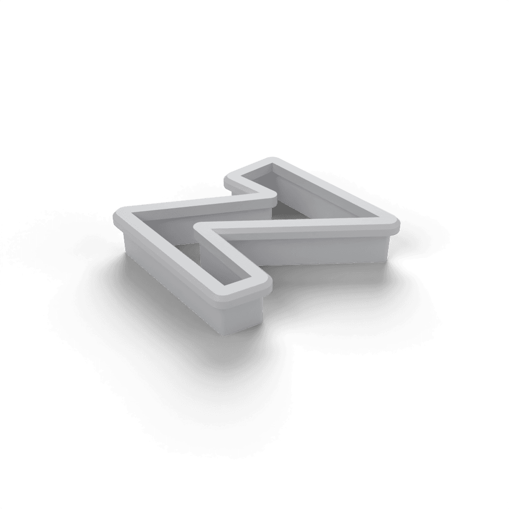 Replacement Letter Z Cookie Cutter view 2