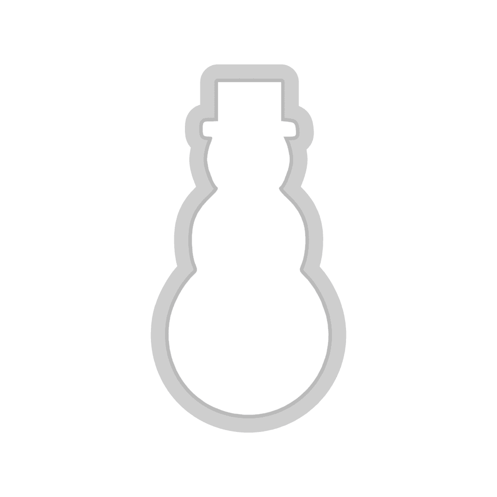 Christmas Snowman-A Cookie Cutter