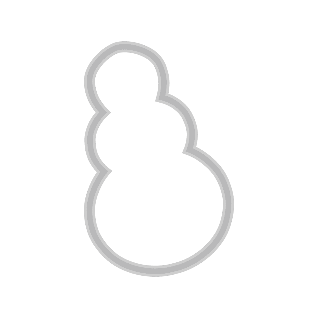 Christmas Snowman-B Cookie Cutter