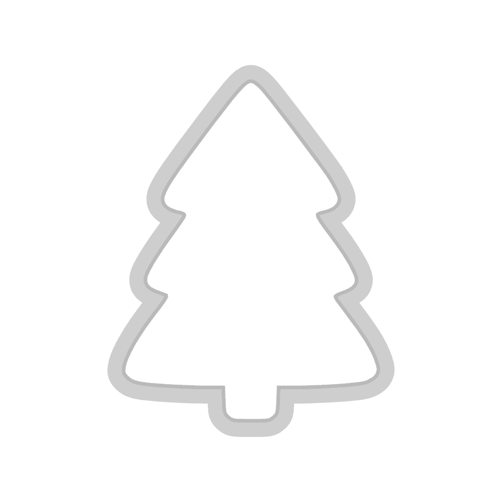 Christmas Tree-C Cookie Cutter