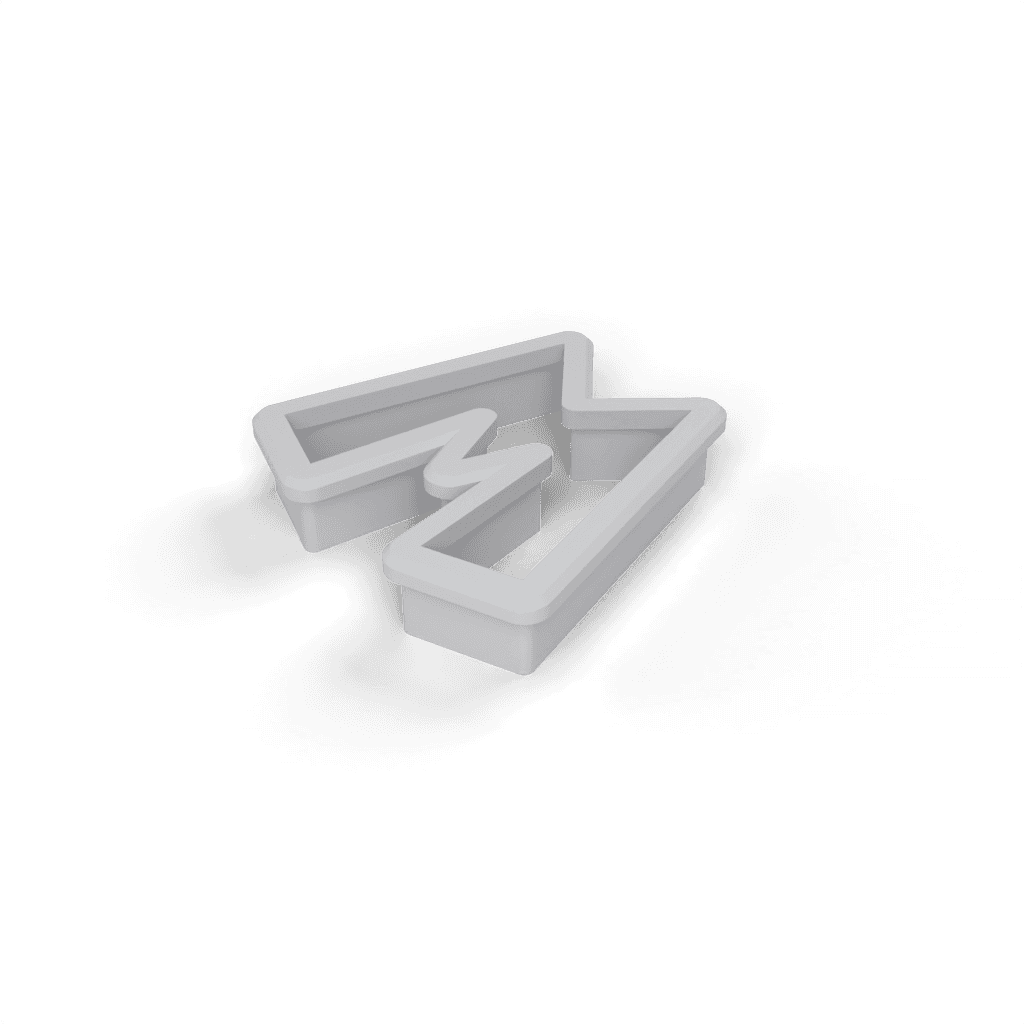 Replacement Letter M Cookie Cutter