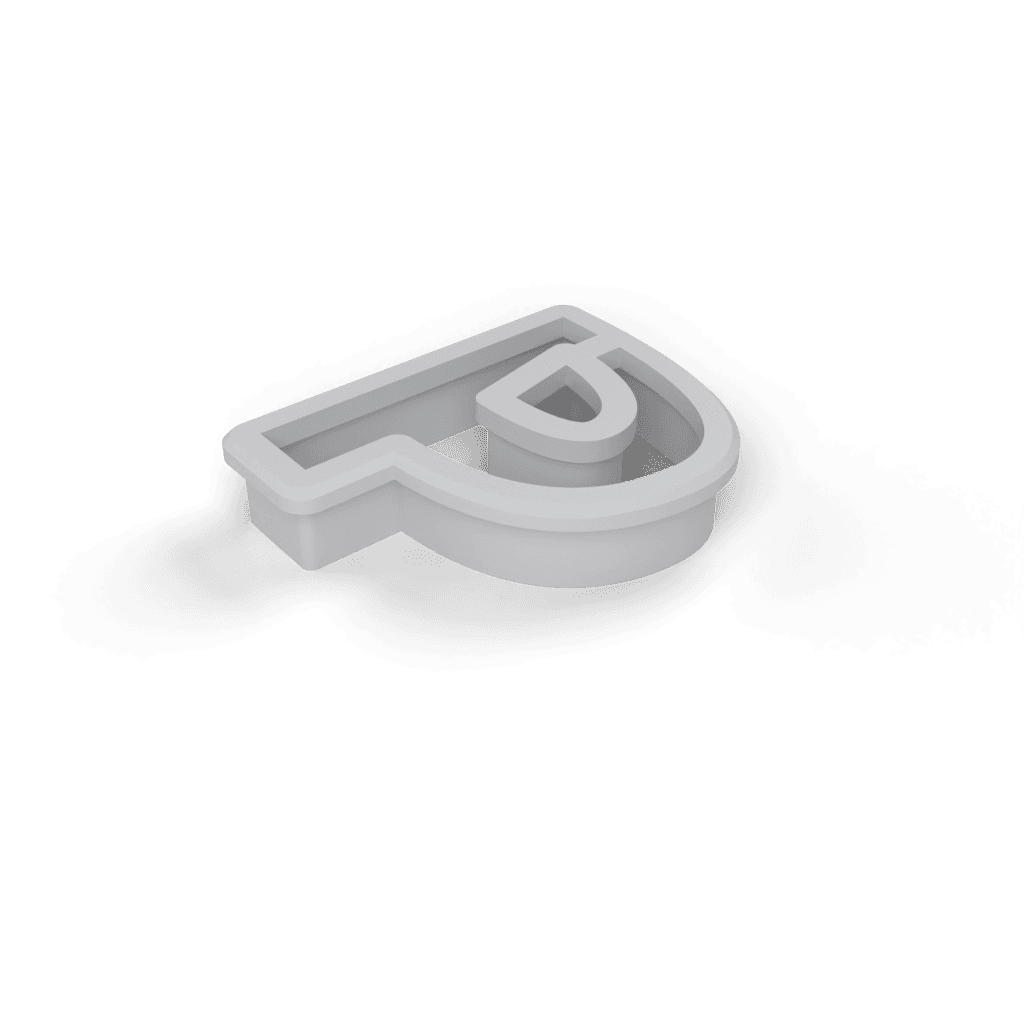 Replacement Letter P Cookie Cutter